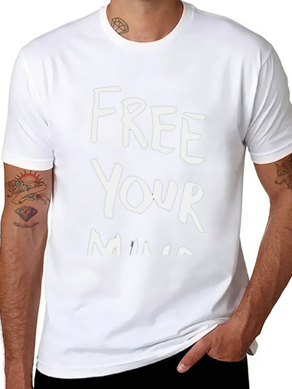Free Your Mind Graphic Tee - Trendy Black T-Shirt product image 5
