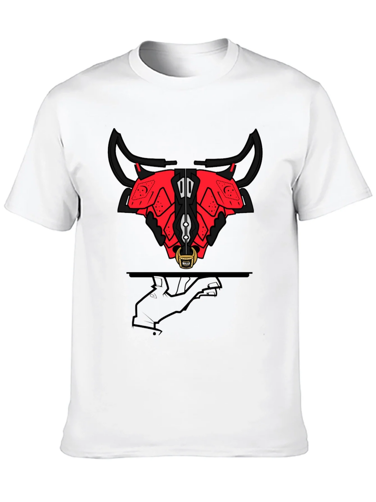 Stylized Bull Graphic Tee - Modern Urban Fashion product image 9