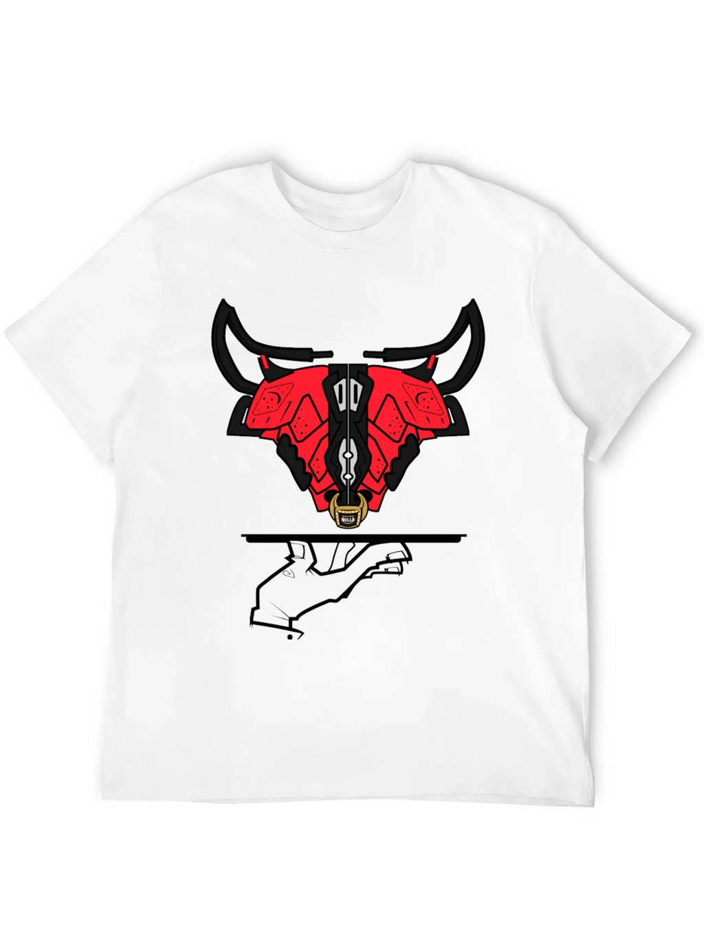 Stylized Bull Graphic Tee - Modern Urban Fashion product image 11