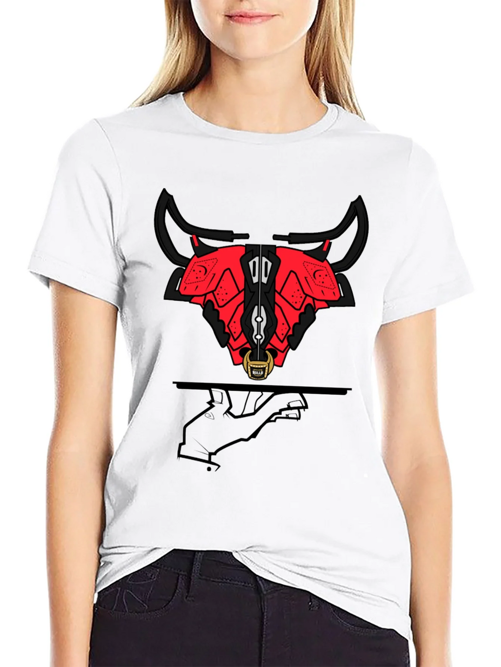 Stylized Bull Graphic Tee - Modern Urban Fashion product image 8