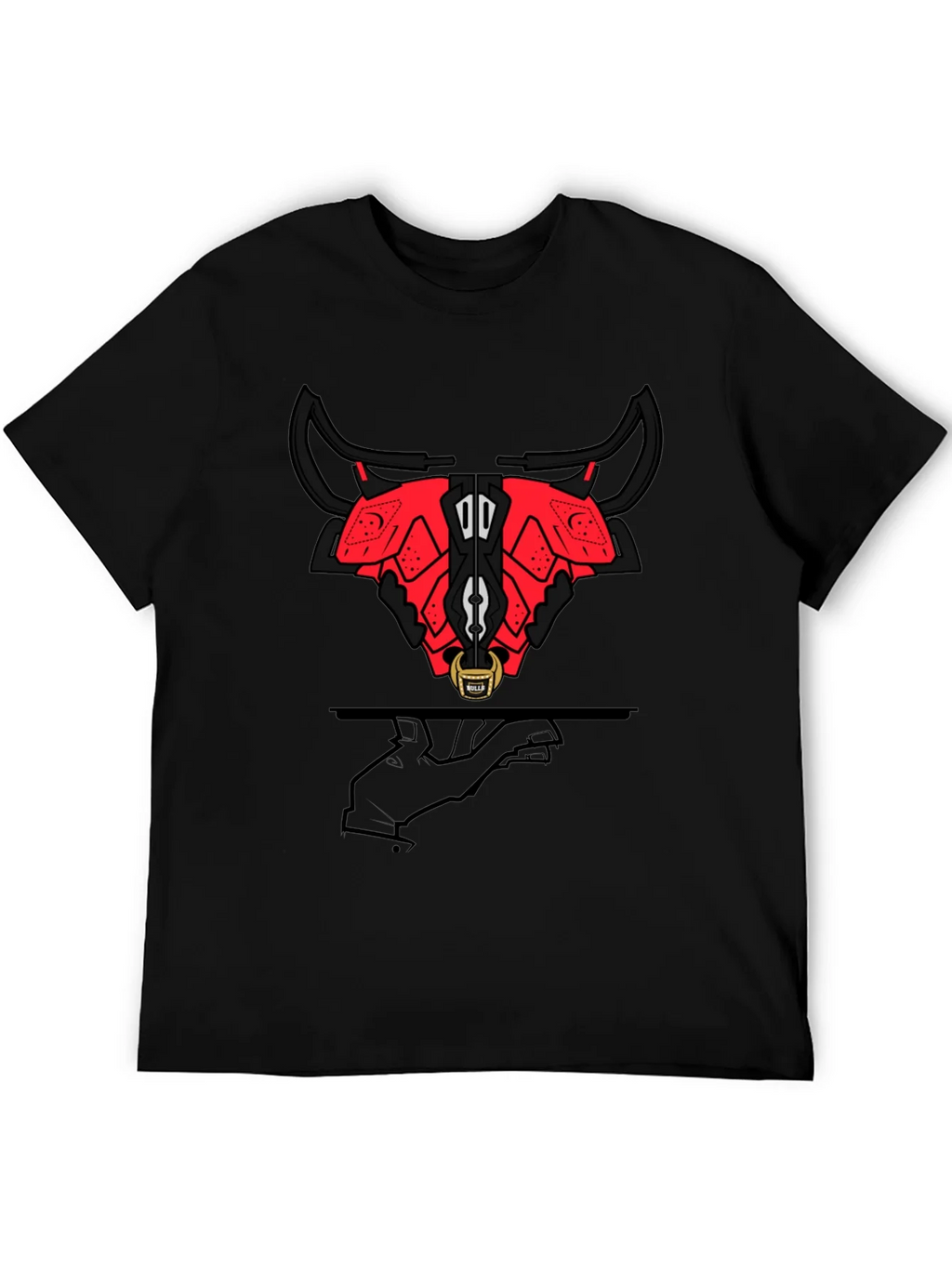 Stylized Bull Graphic Tee - Modern Urban Fashion product image 5