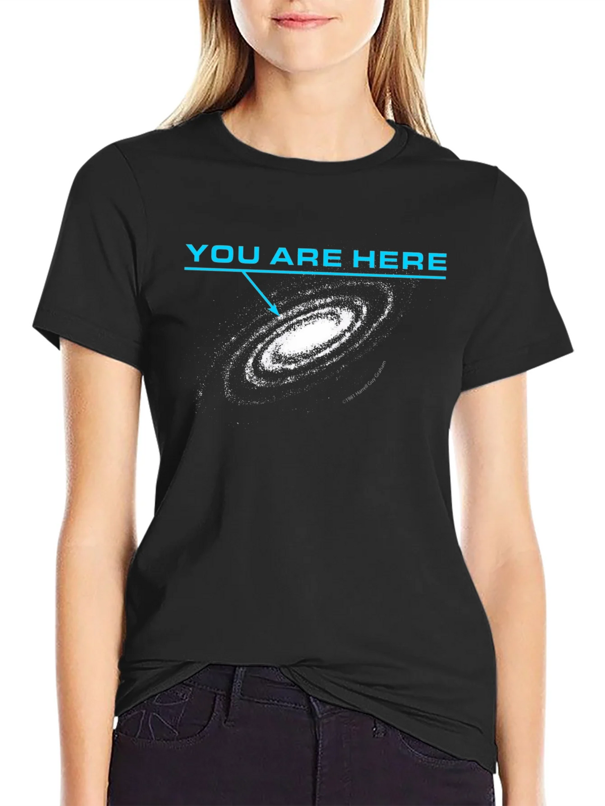 You Are Here Galaxy Graphic T-Shirt product image 2