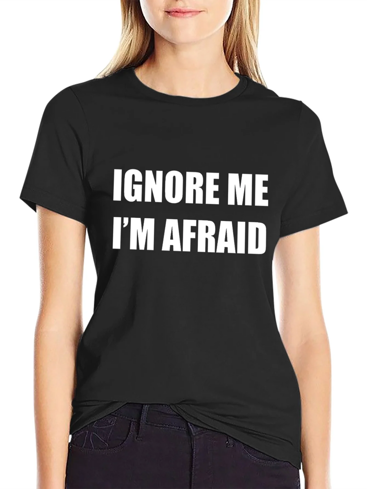 Funny Ignore Me Im Afraid Graphic T-Shirt product image 2