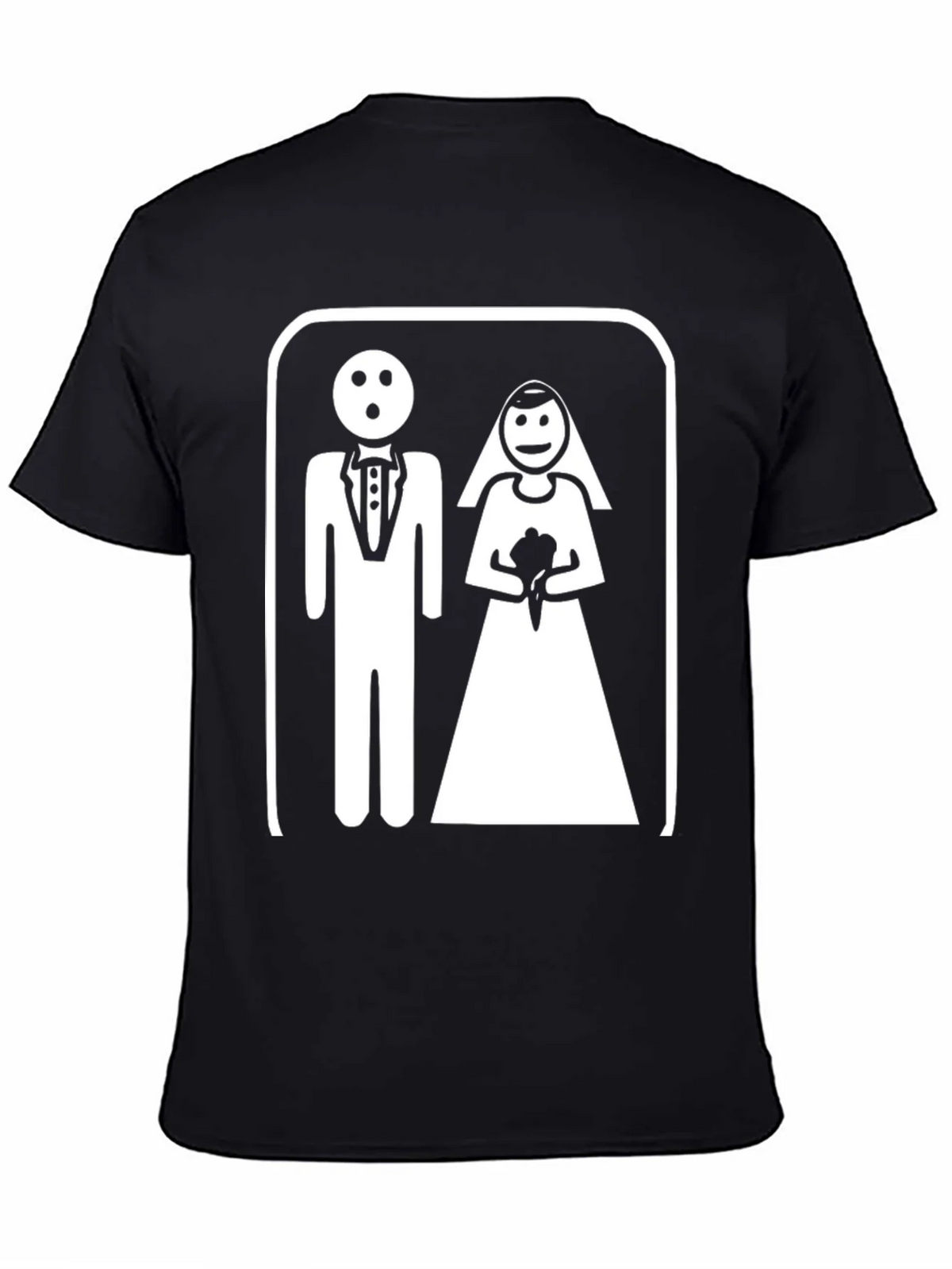 Funny Wedding T-Shirt - Bride & Groom Pictogram product image 4