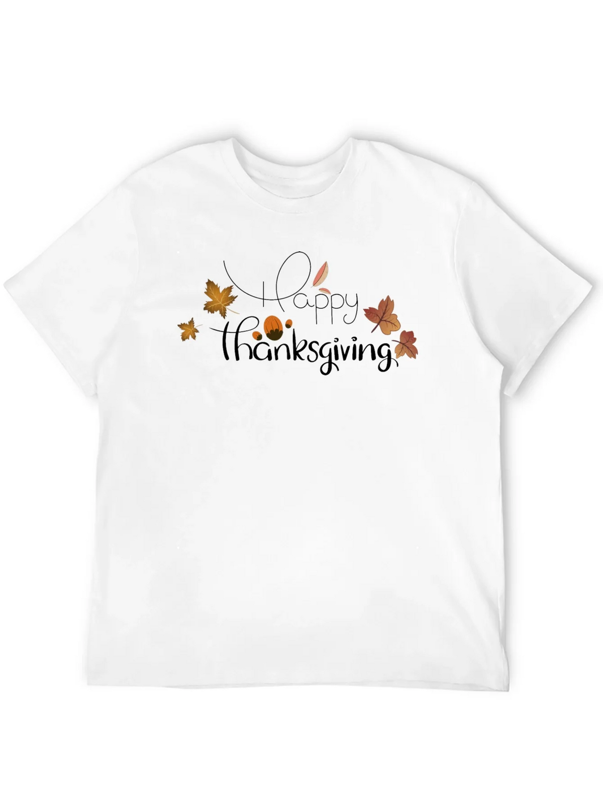 Happy Thanksgiving Graphic Tee - Black product image 7
