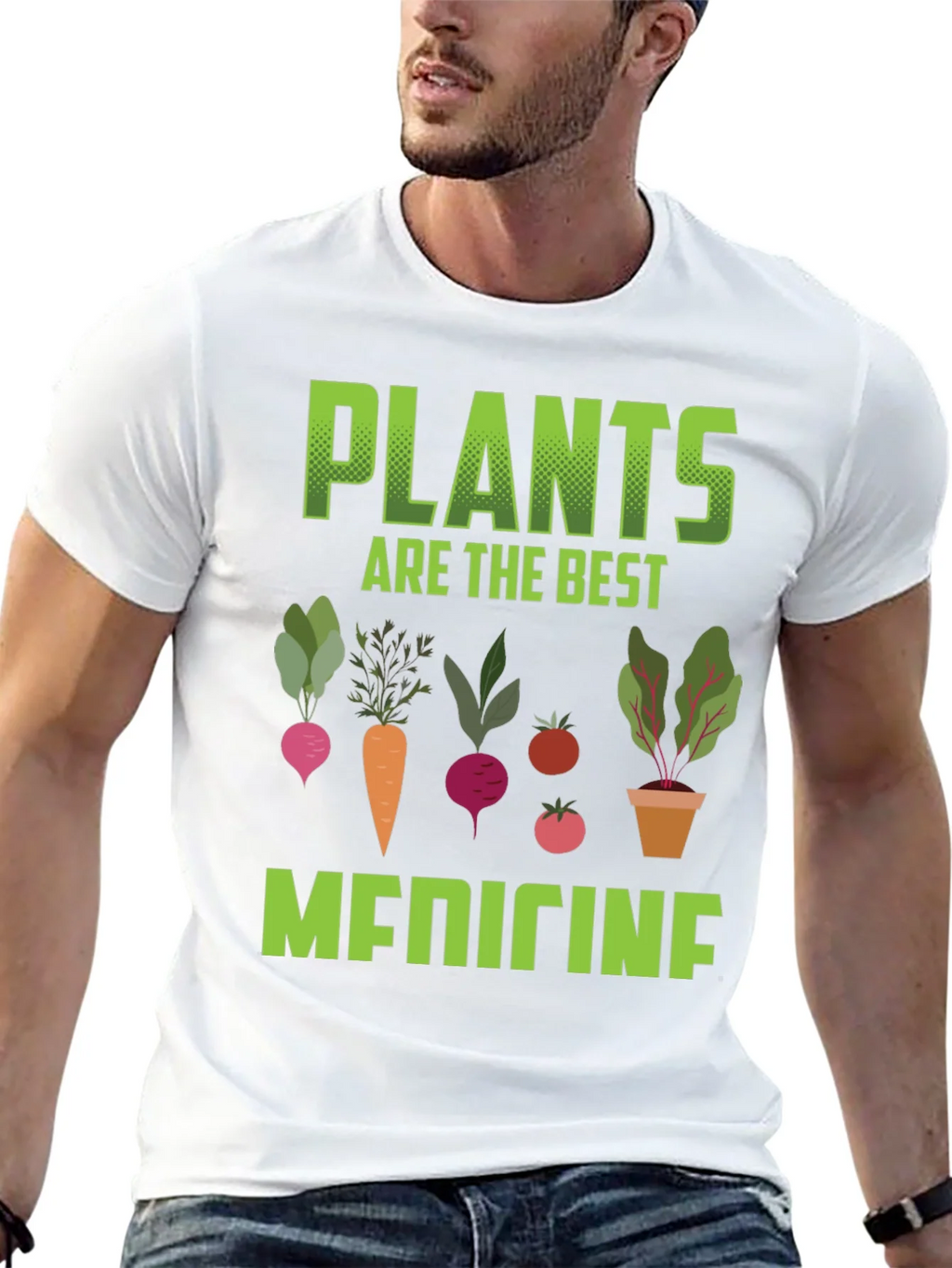 Plants Are The Best Medicine Graphic Tee product image 12