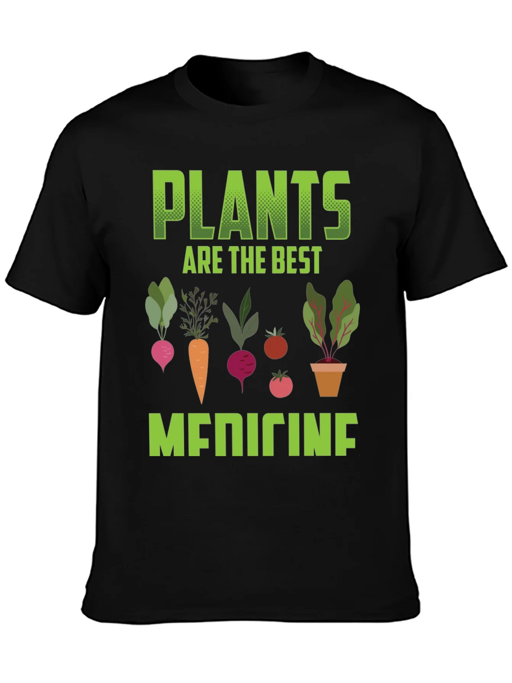 Plants Are The Best Medicine Graphic Tee product image 3