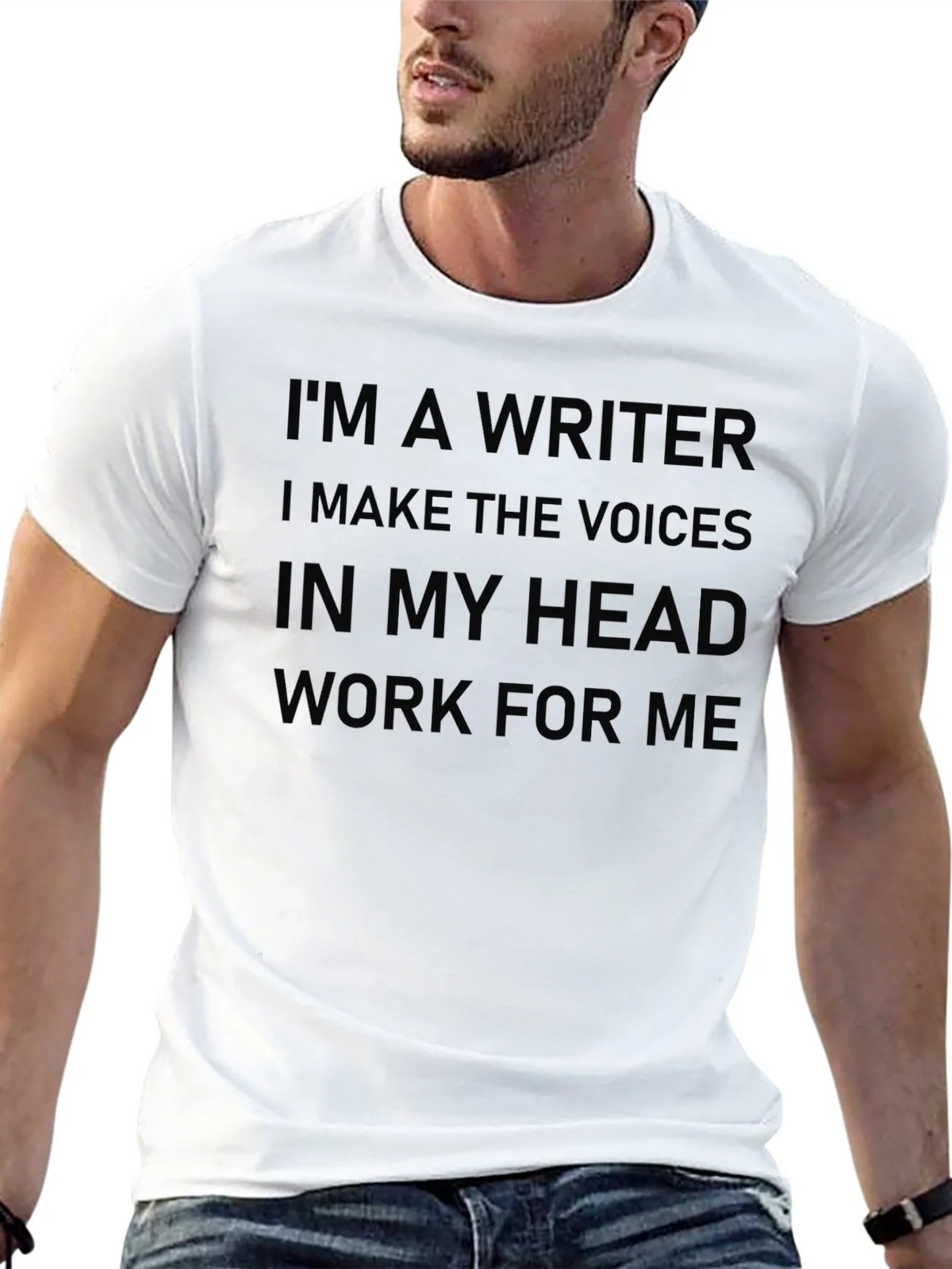 Writer Funny Graphic Tee - I Make The Voice Work product image 10