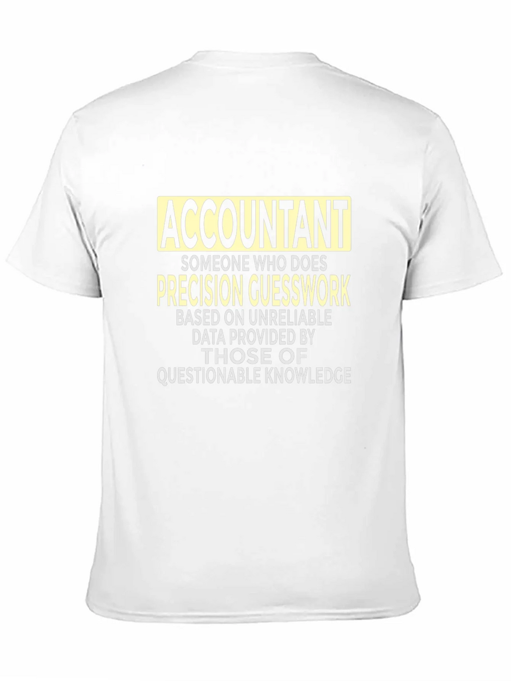 Accountant Precision Guesswork Graphic Tee - Black product image 10