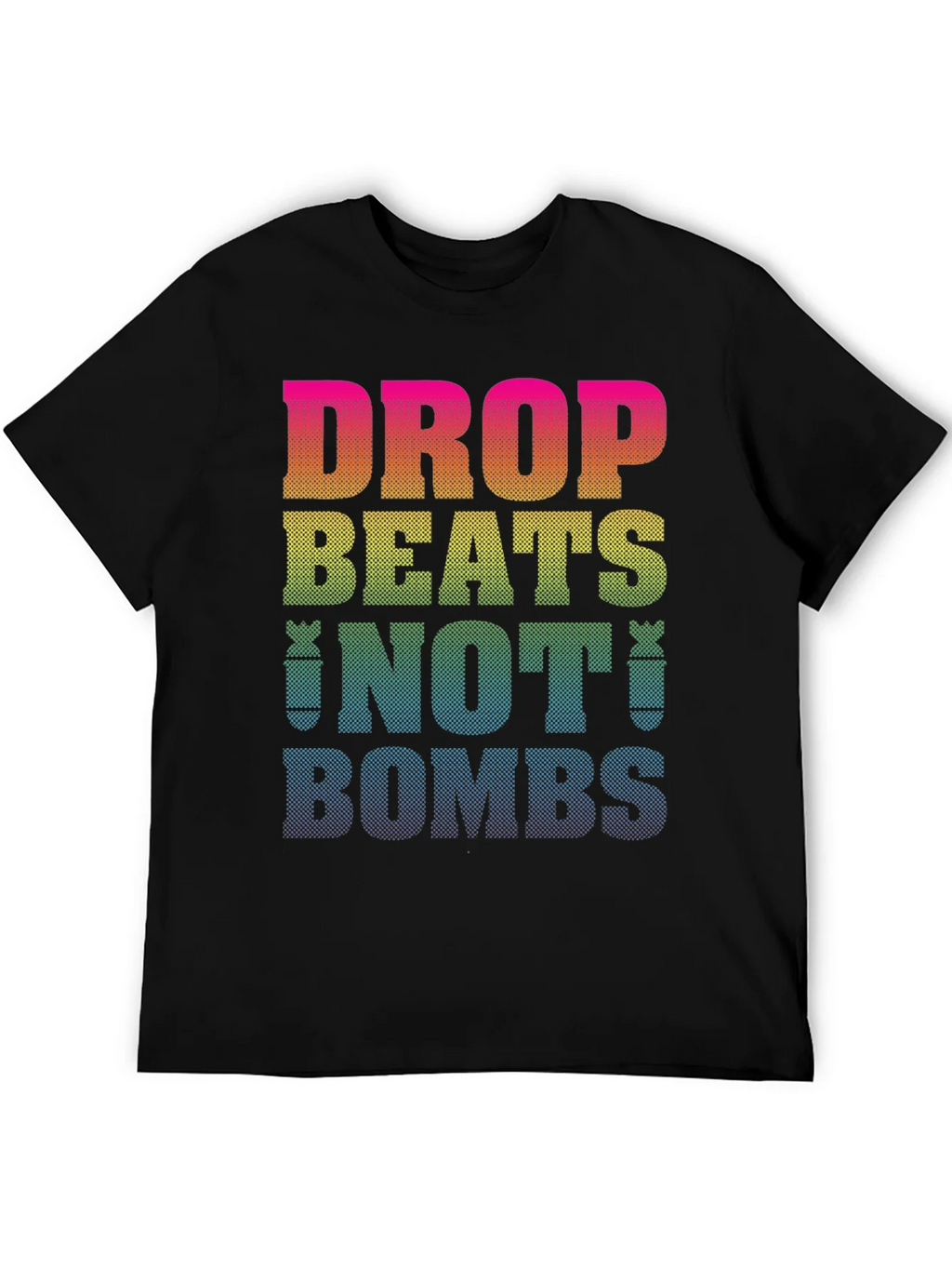Drop Beats Not Bombs Graphic T-Shirt product image 5