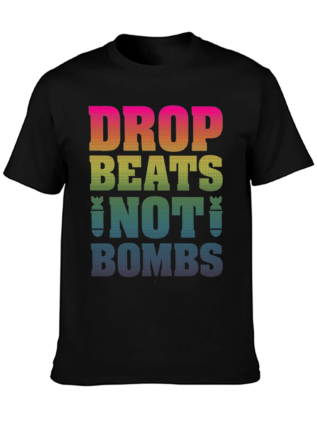 Drop Beats Not Bombs Graphic T-Shirt product image 3