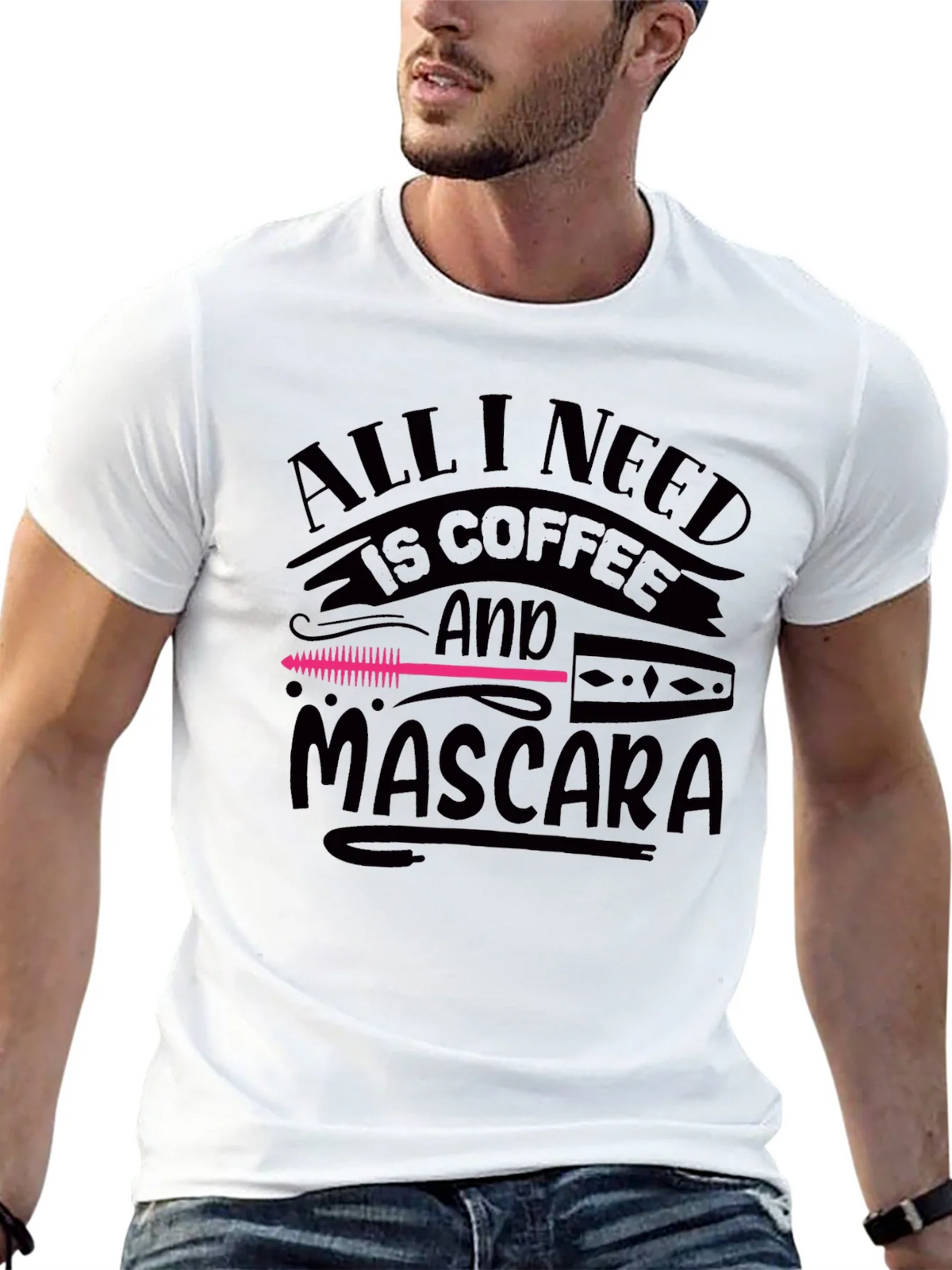 Coffee & Mascara Graphic Tee - Unisex Soft Cotton Shirt product image 12