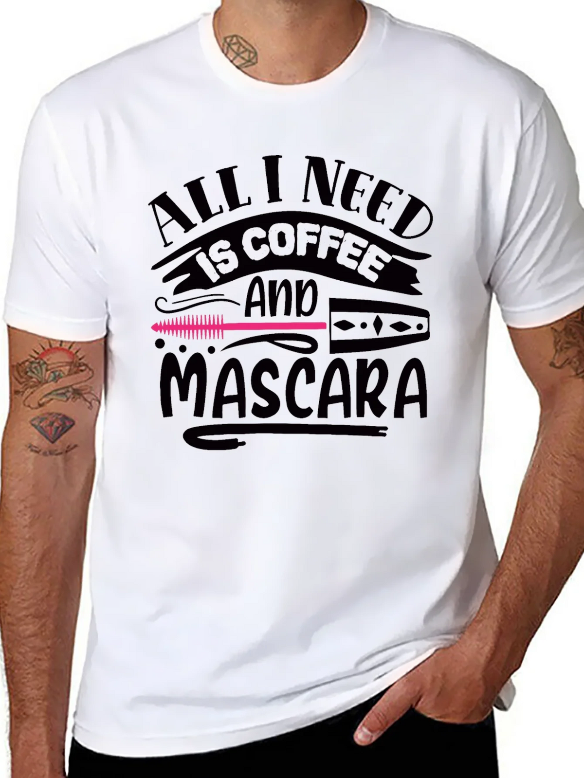 Coffee & Mascara Graphic Tee - Unisex Soft Cotton Shirt product image 7