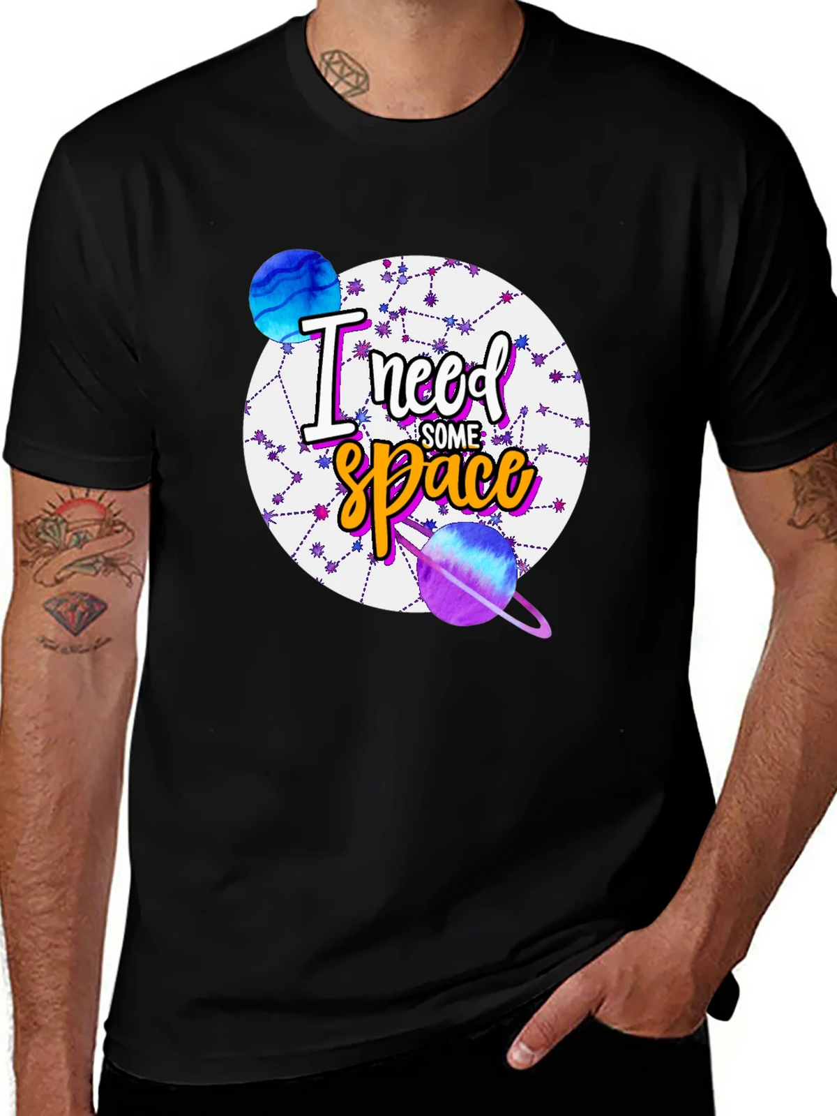 I Need Some Space Graphic T-Shirt product image 1