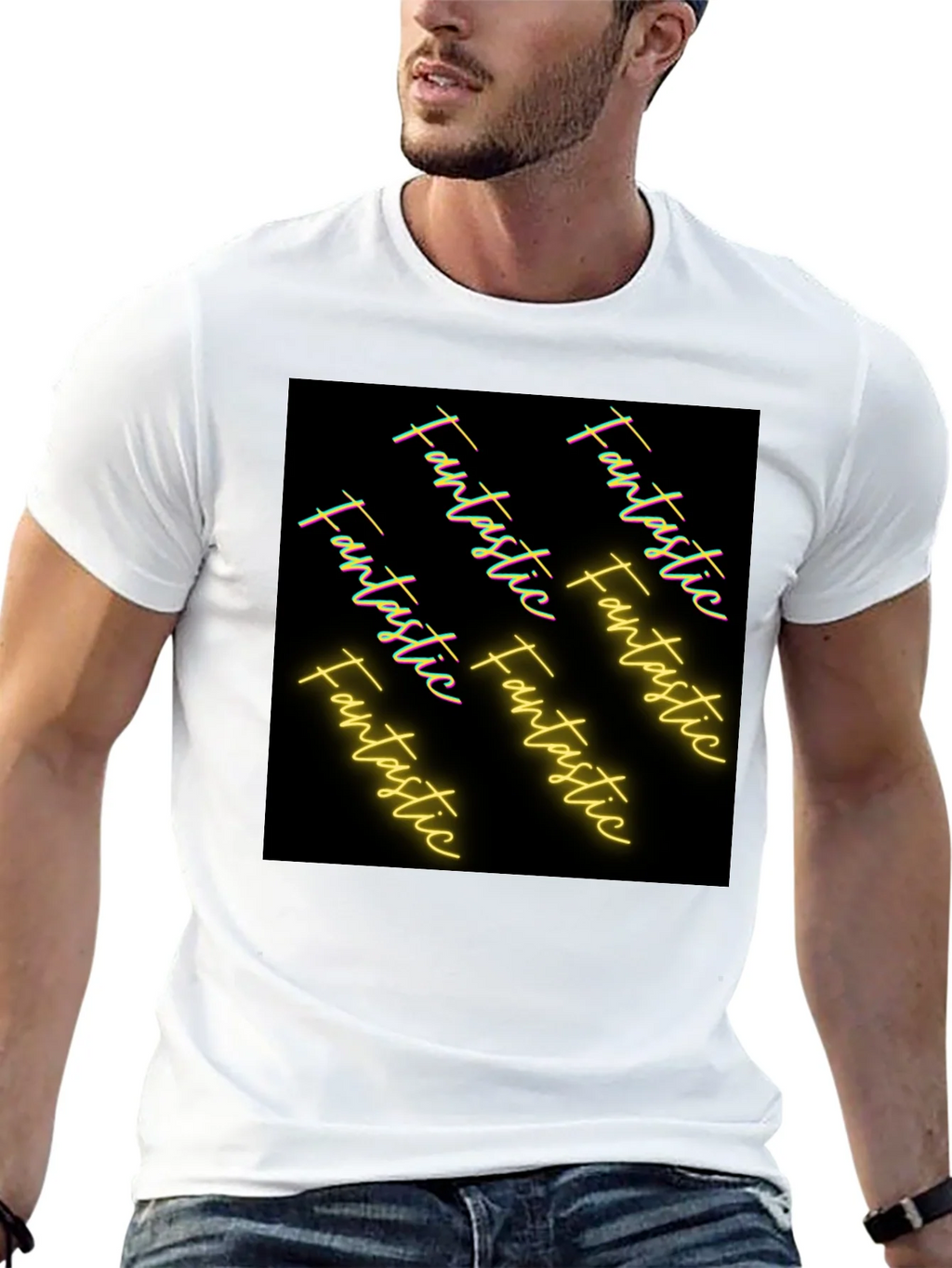 Fantastic Graphic Tee - Black Cotton Casual product image 12