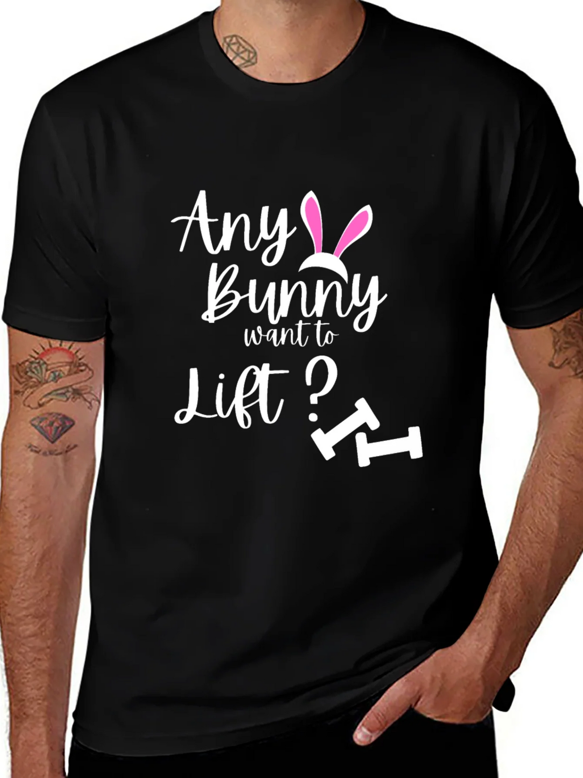 Funny Easter Bunny Workout T-Shirt product image 1