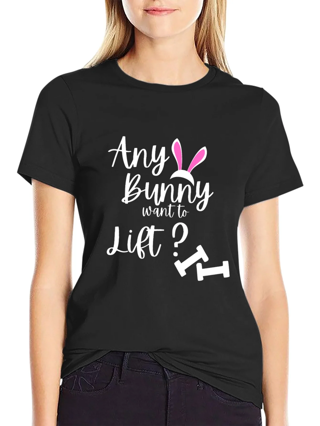 Funny Easter Bunny Workout T-Shirt product image 2