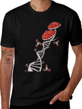 Mushroom DNA T-Shirt - Nature & Science Fusion product image 1