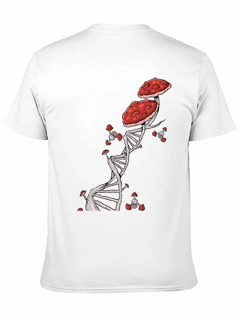 Mushroom DNA T-Shirt - Nature & Science Fusion product image 10