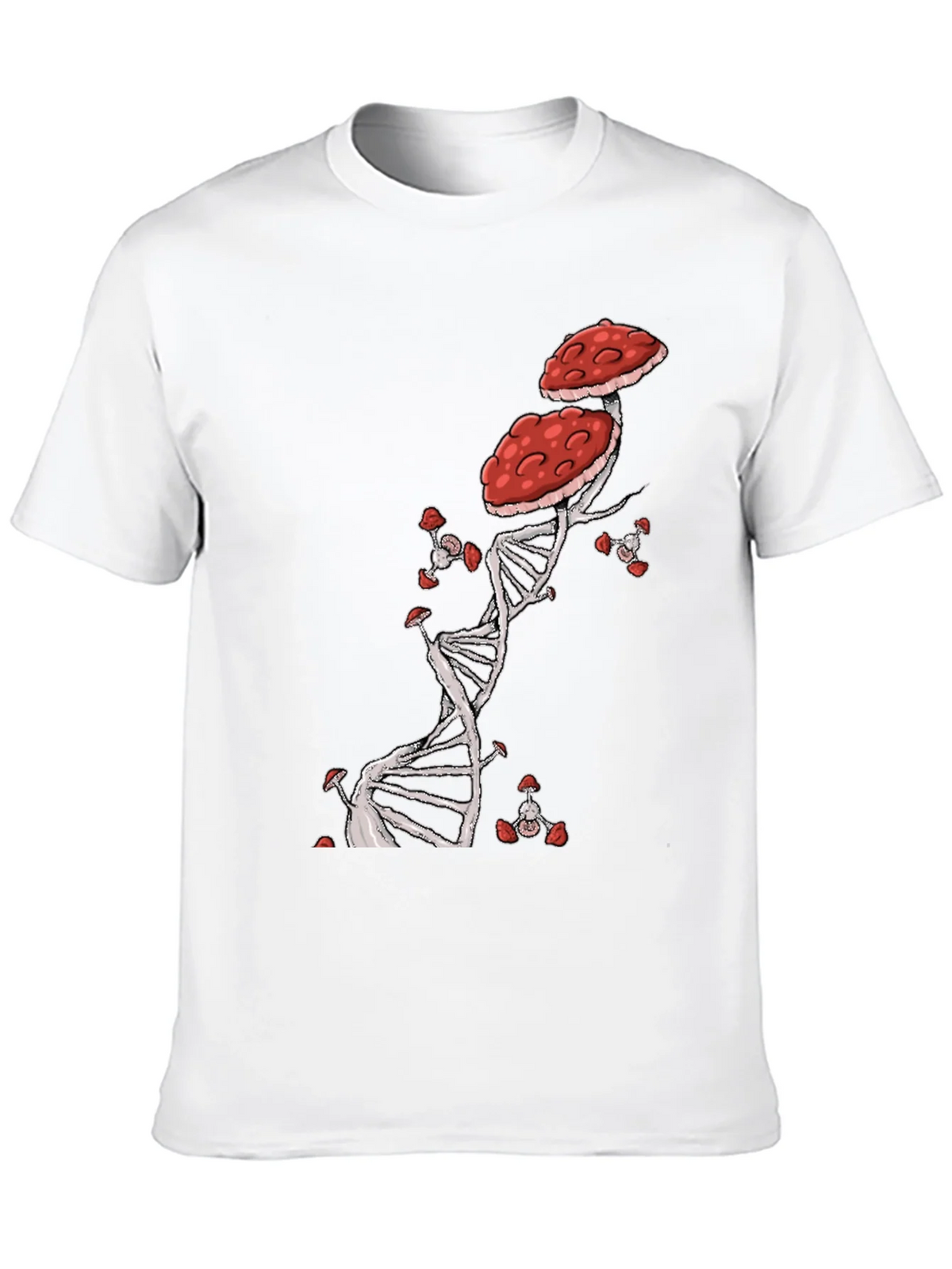Mushroom DNA T-Shirt - Nature & Science Fusion product image 9