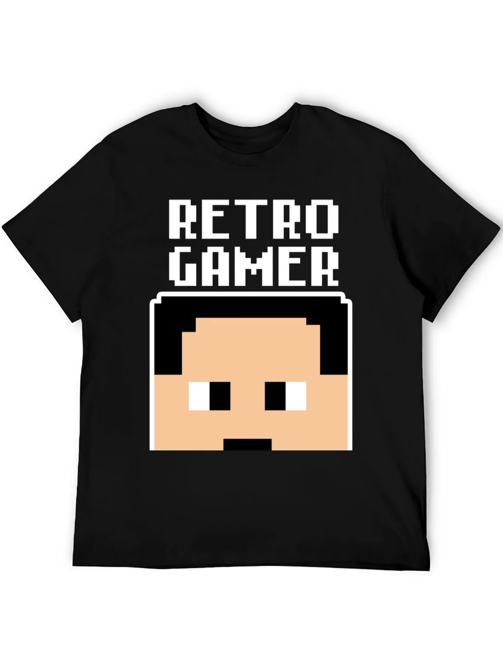 Retro Gamer Pixel Art Black T-Shirt product image 5