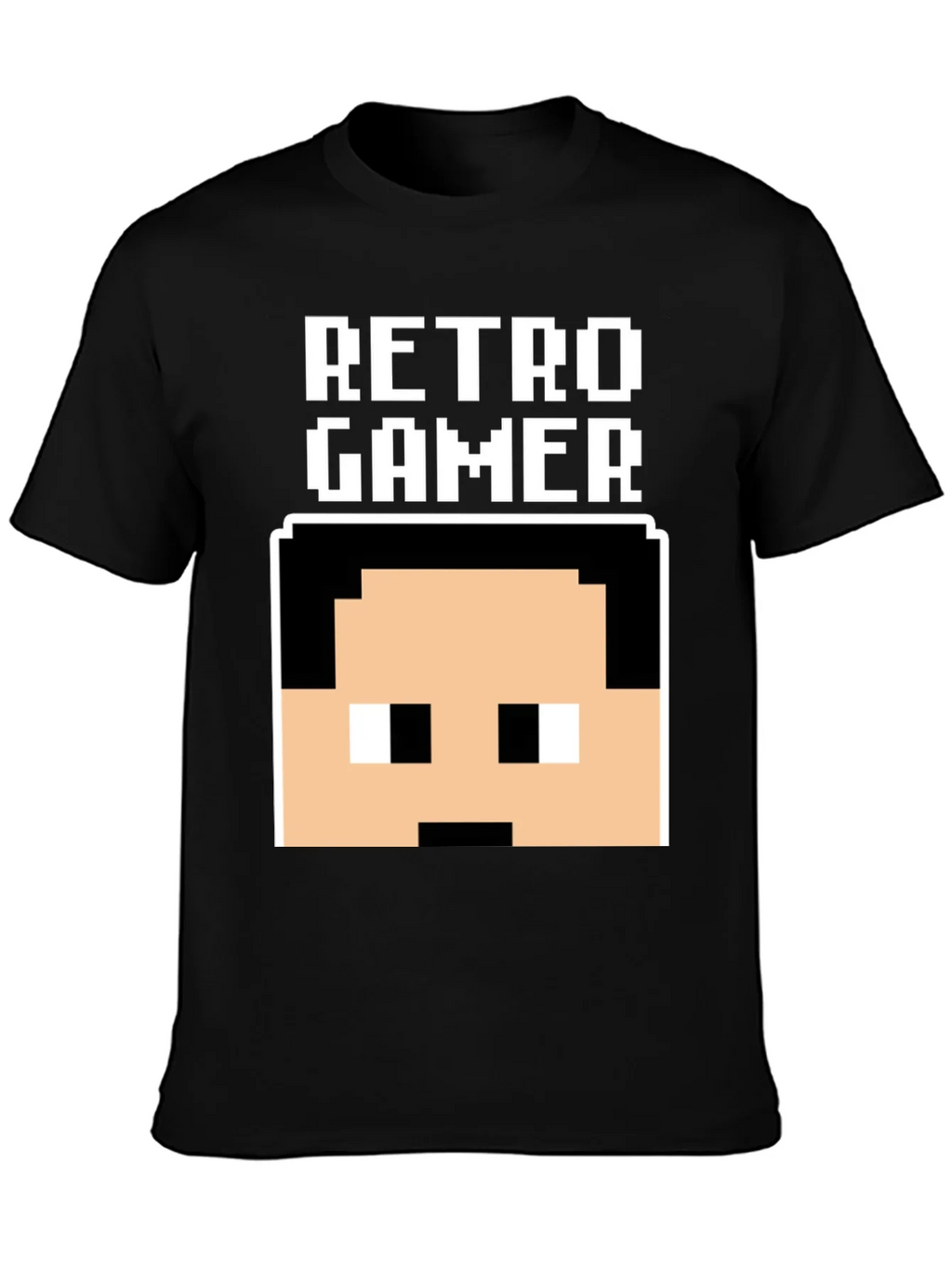 Retro Gamer Pixel Art Black T-Shirt product image 3