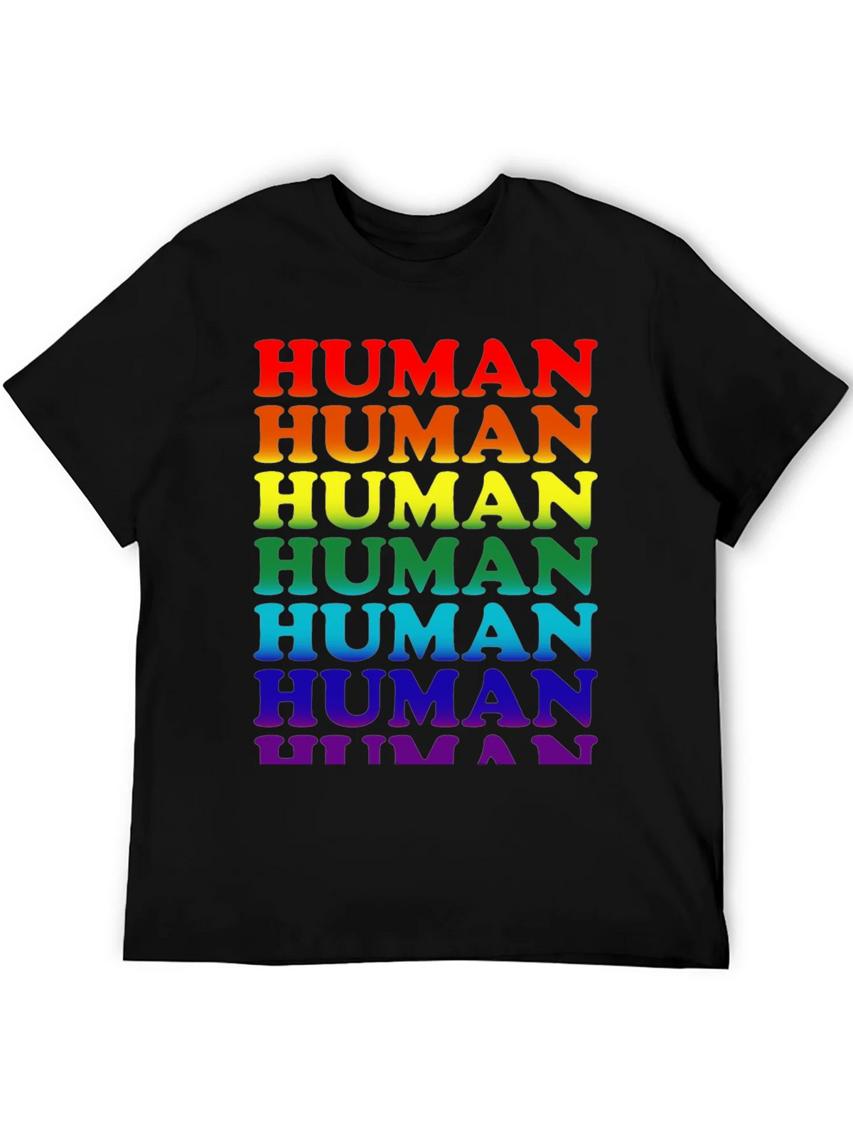 Rainbow Pride Human T-Shirt product image 5