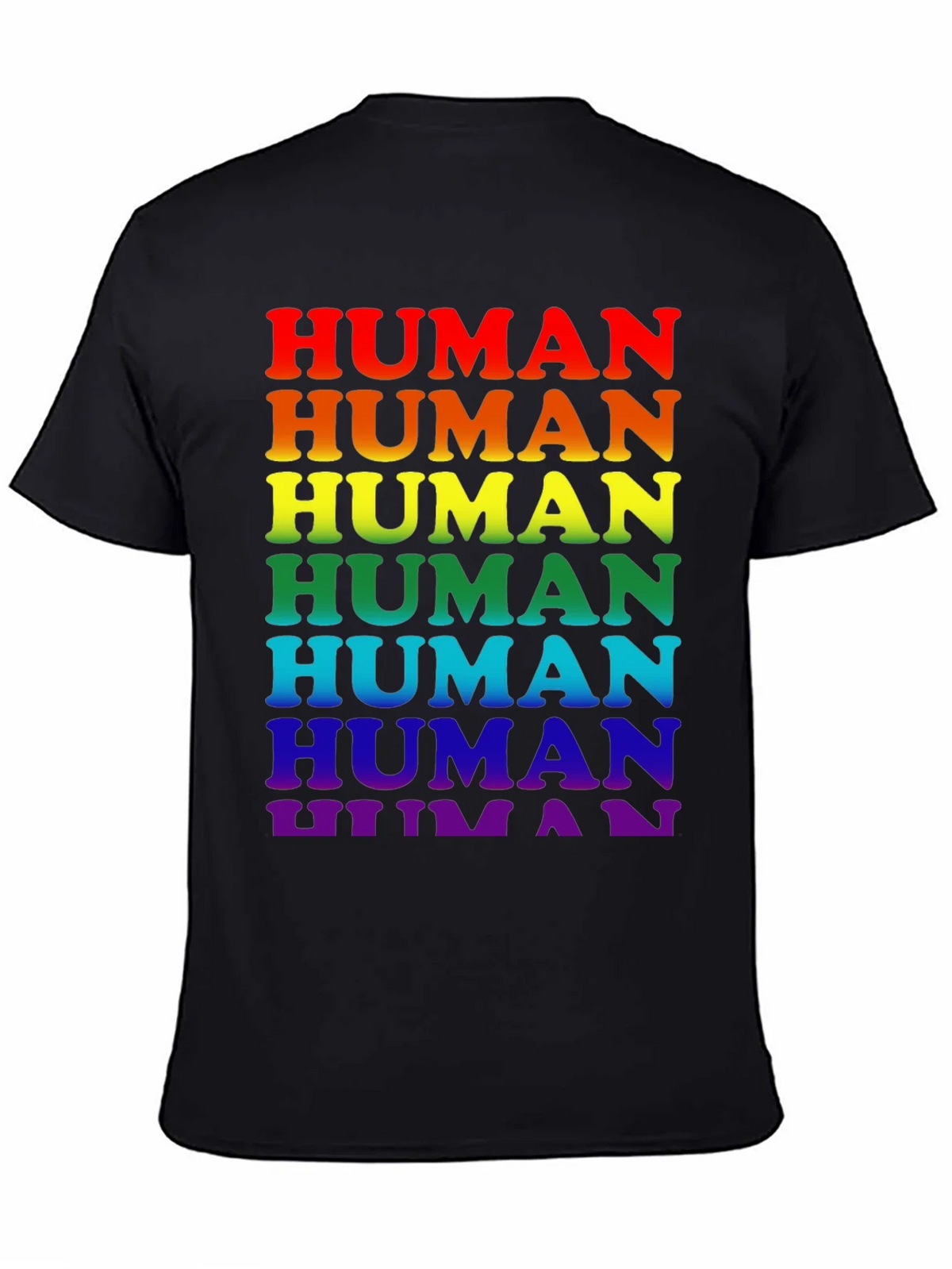Rainbow Pride Human T-Shirt product image 4