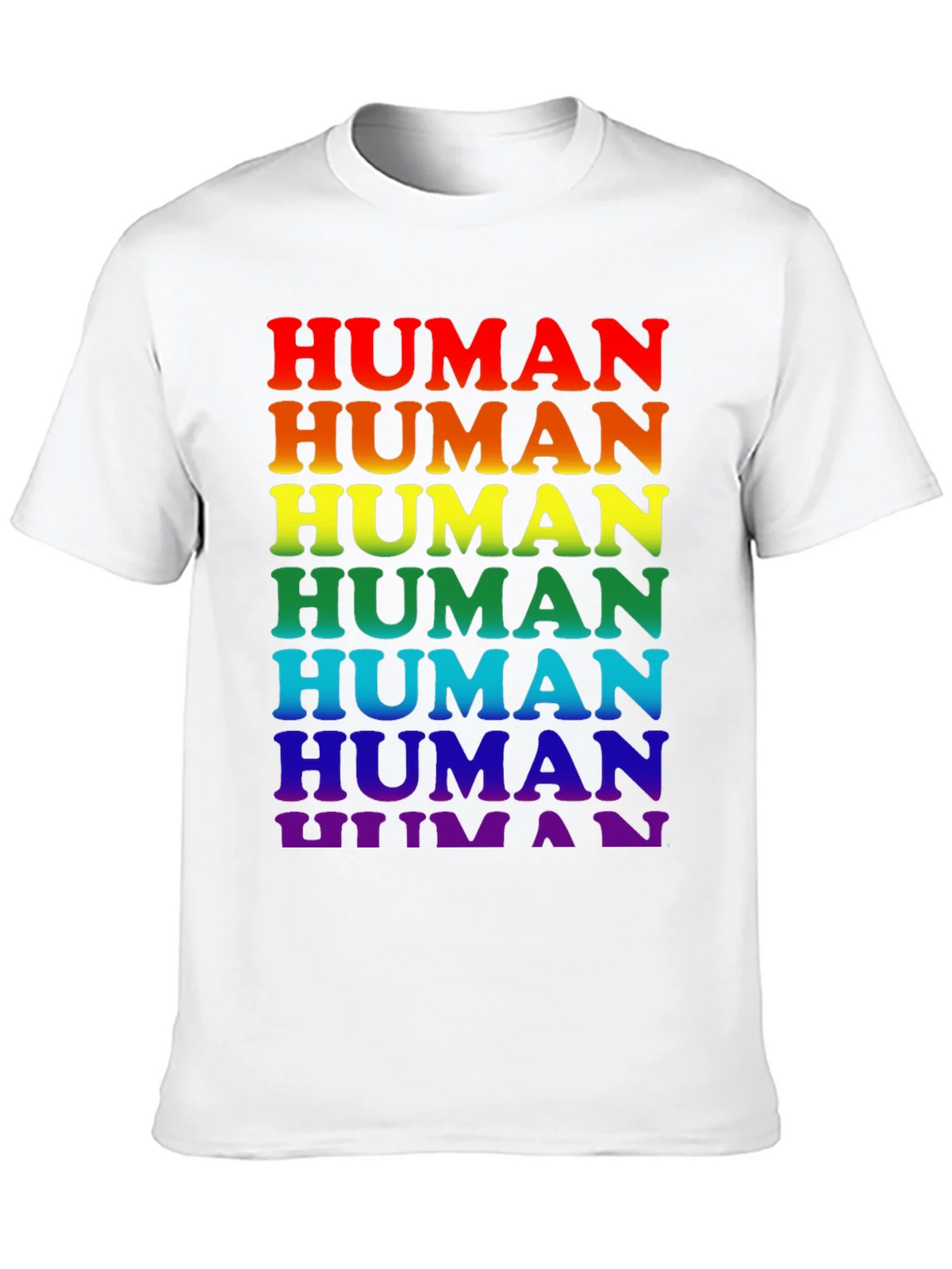 Rainbow Pride Human T-Shirt product image 9