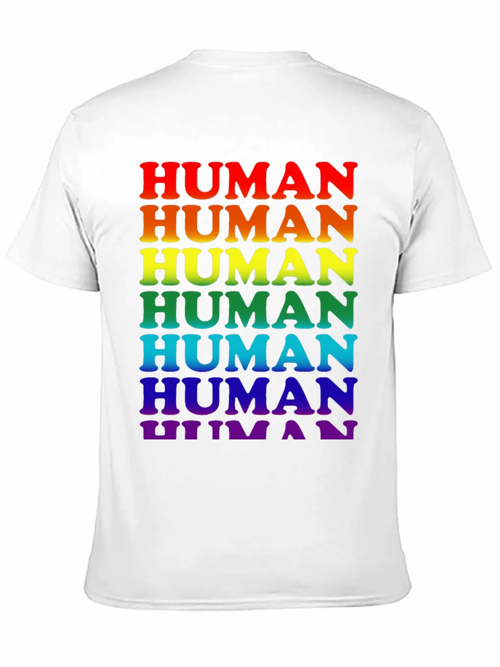 Rainbow Pride Human T-Shirt product image 10