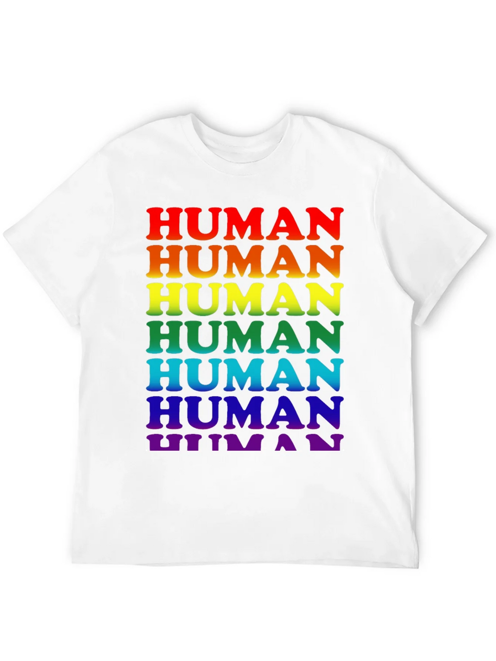 Rainbow Pride Human T-Shirt product image 11