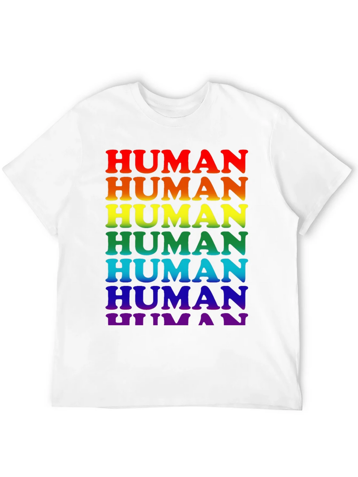 Rainbow Pride Human T-Shirt product image 11