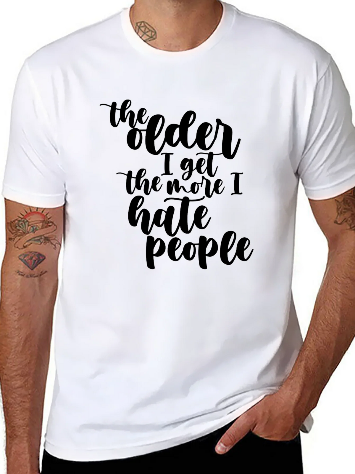 Funny Sarcastic The Older I Get T-Shirt product image 7