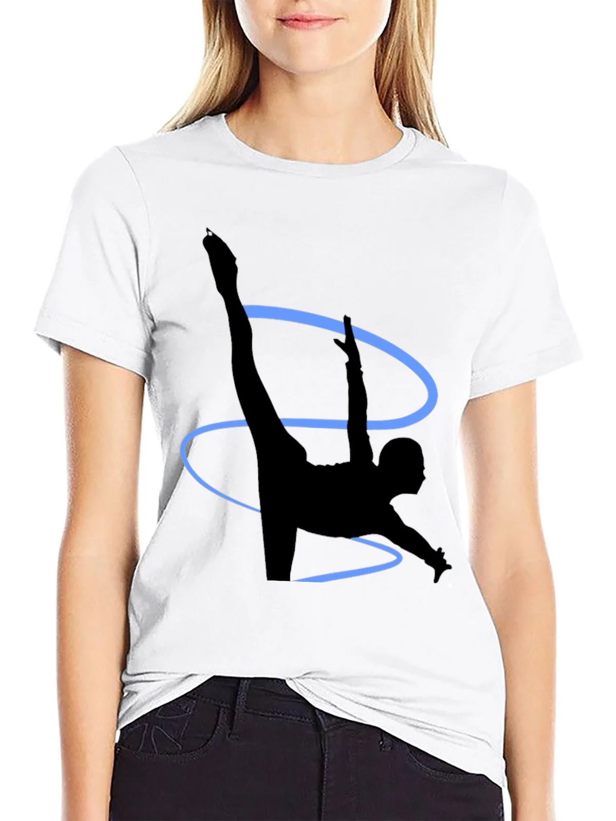 Gymnast Silhouette T-Shirt product image 7
