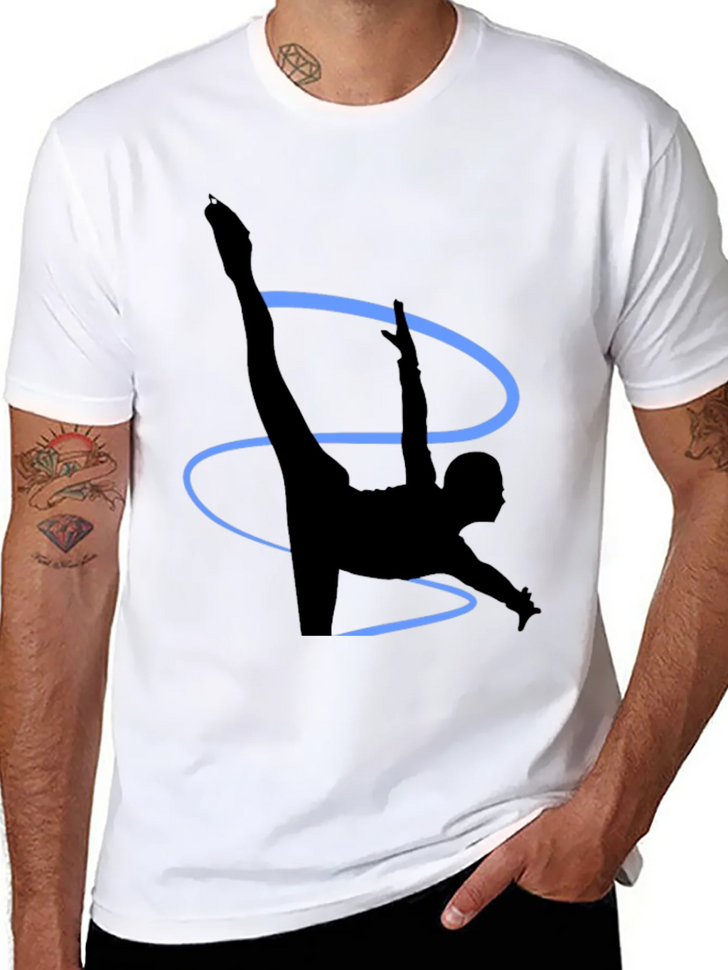 Gymnast Silhouette T-Shirt product image 6