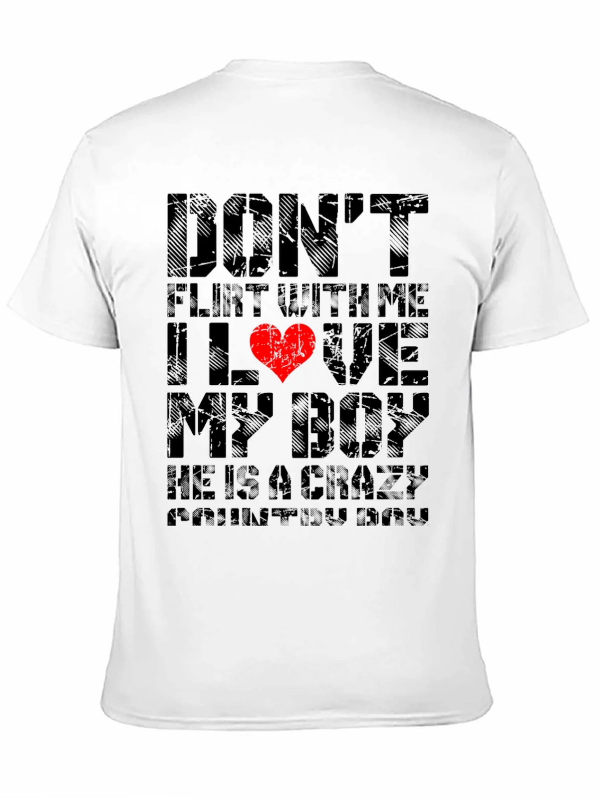 Dont Flirt With Me I Love My Boy T-Shirt product image 10