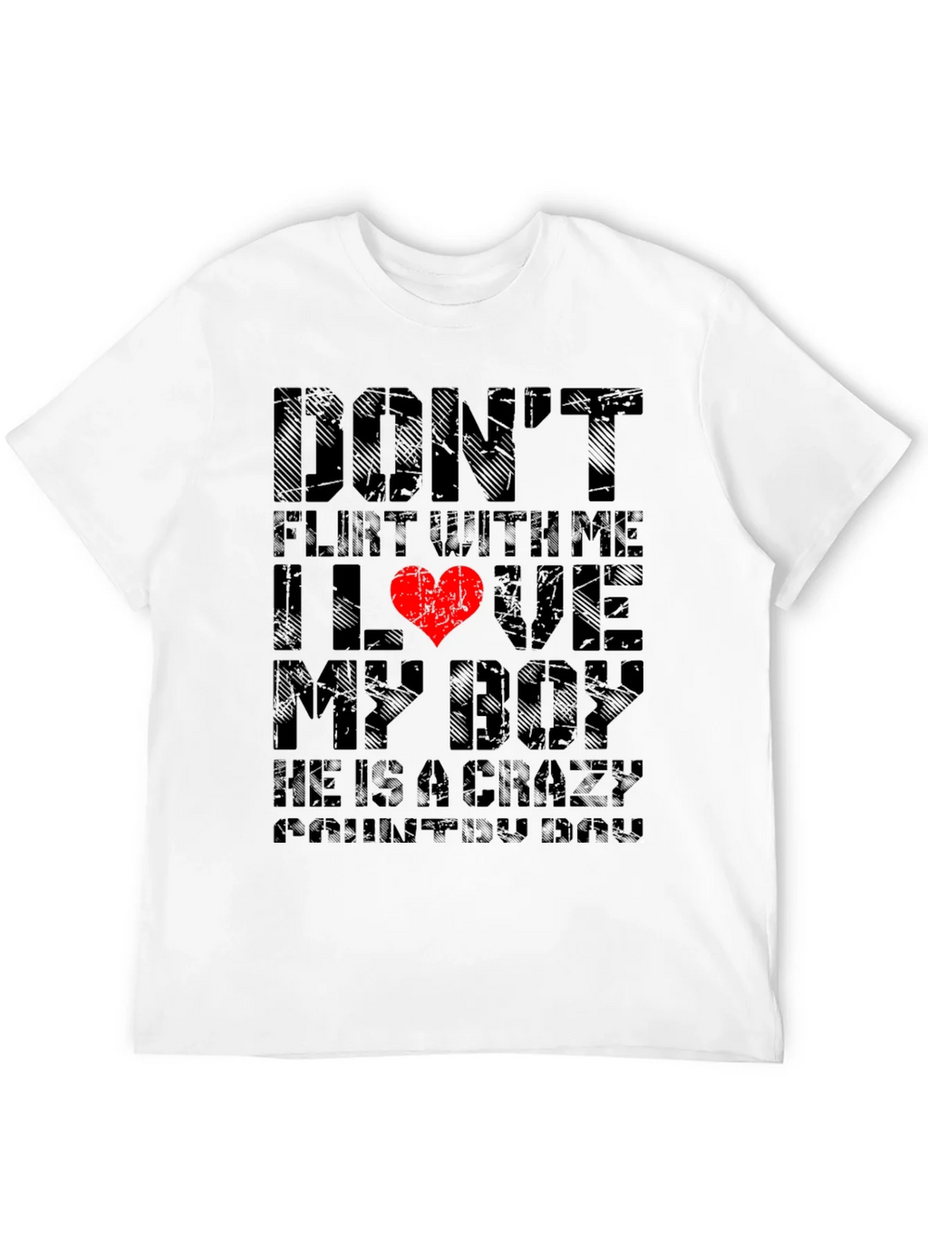 Dont Flirt With Me I Love My Boy T-Shirt product image 11
