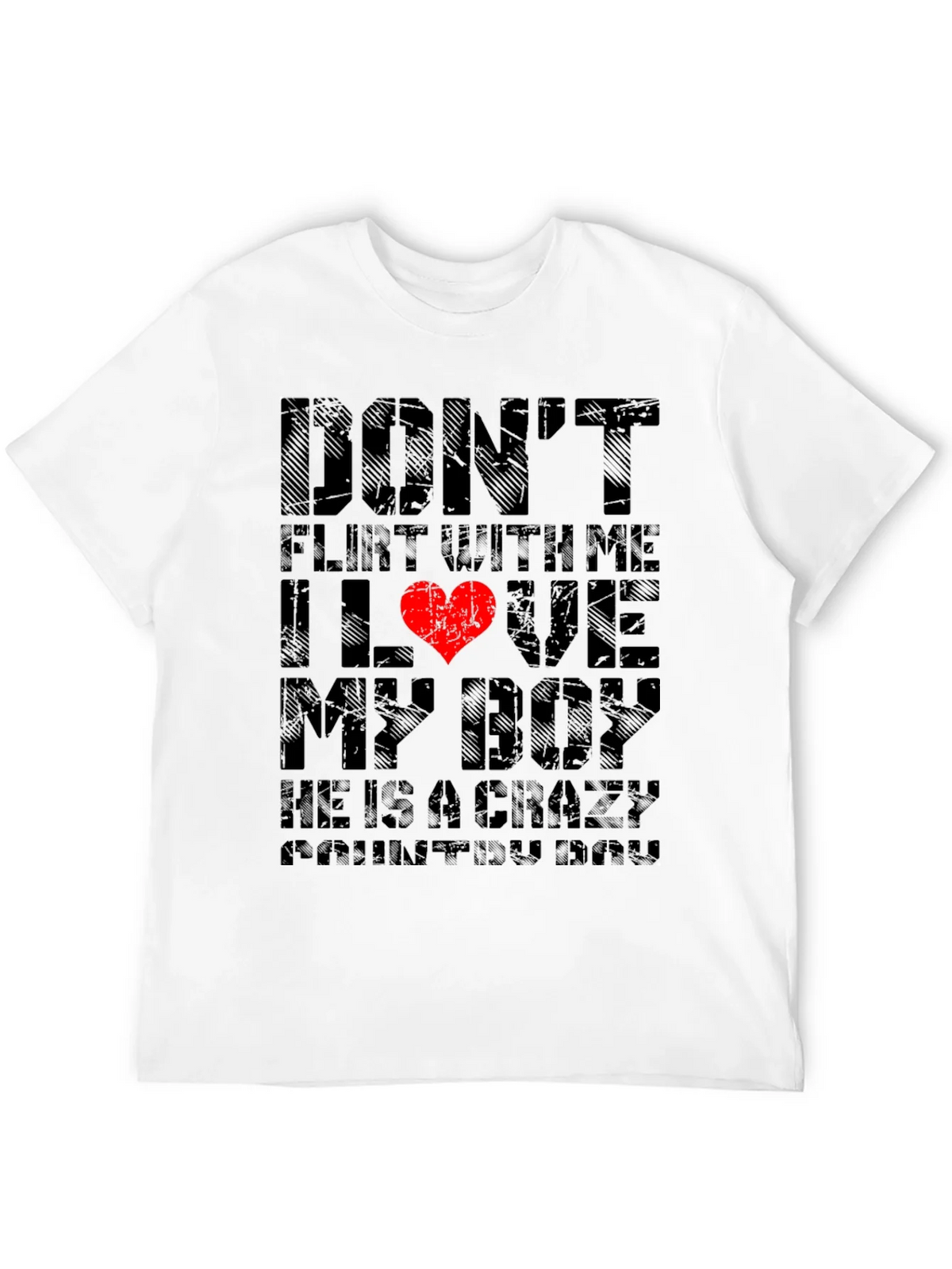 Dont Flirt With Me I Love My Boy T-Shirt product image 11