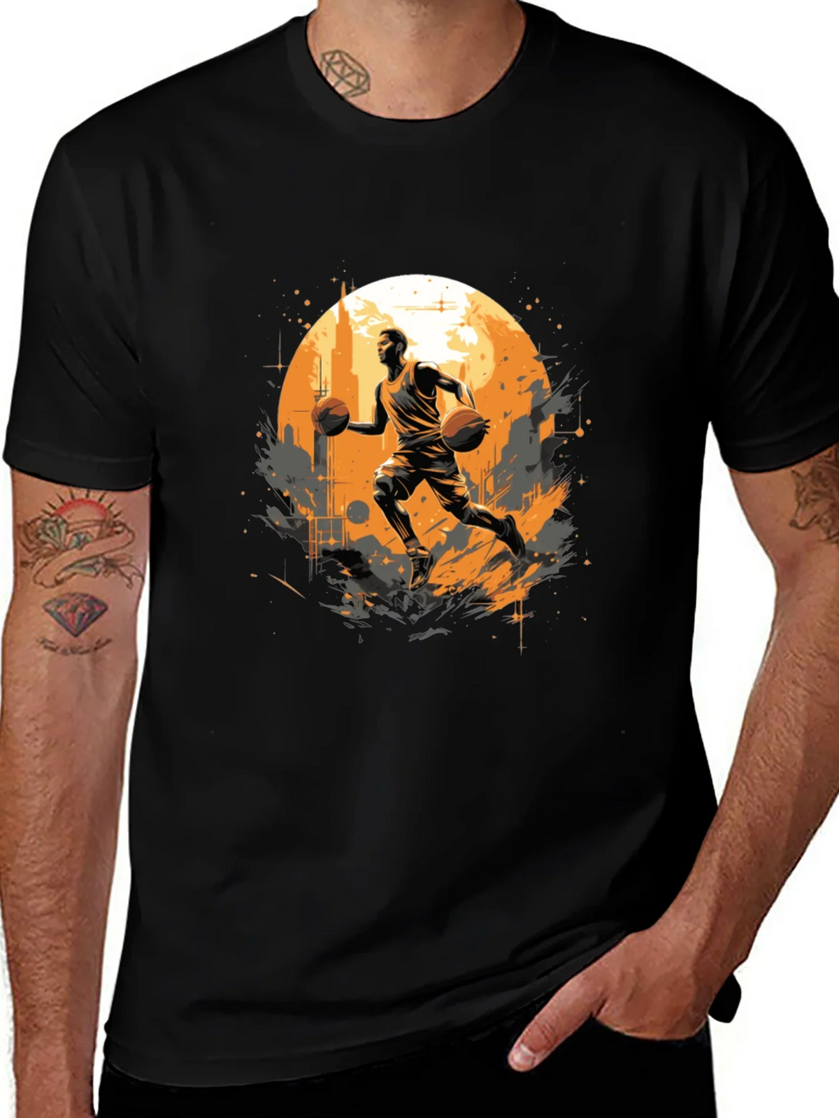 Basketball Player Graphic T-Shirt product image 1