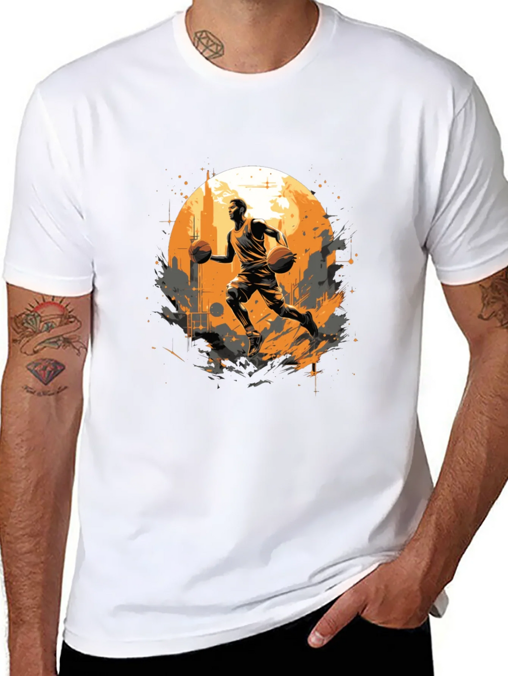 Basketball Player Graphic T-Shirt product image 7