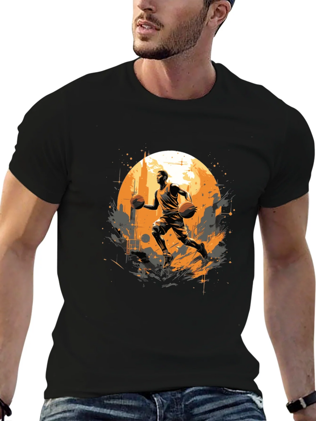 Basketball Player Graphic T-Shirt product image 6
