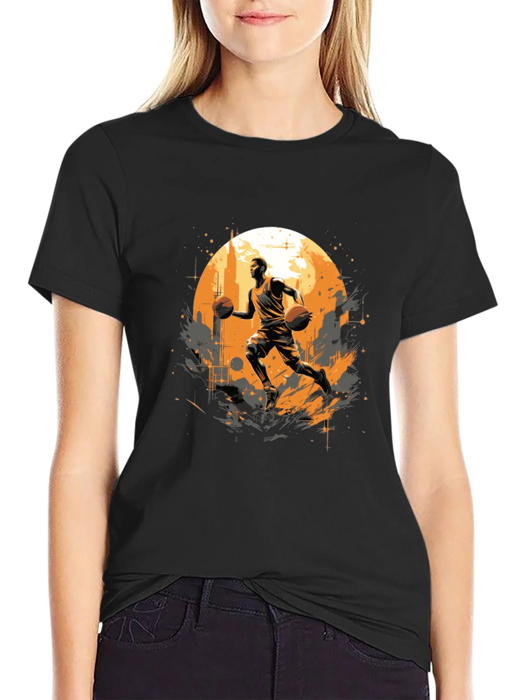 Basketball Player Graphic T-Shirt product image 2