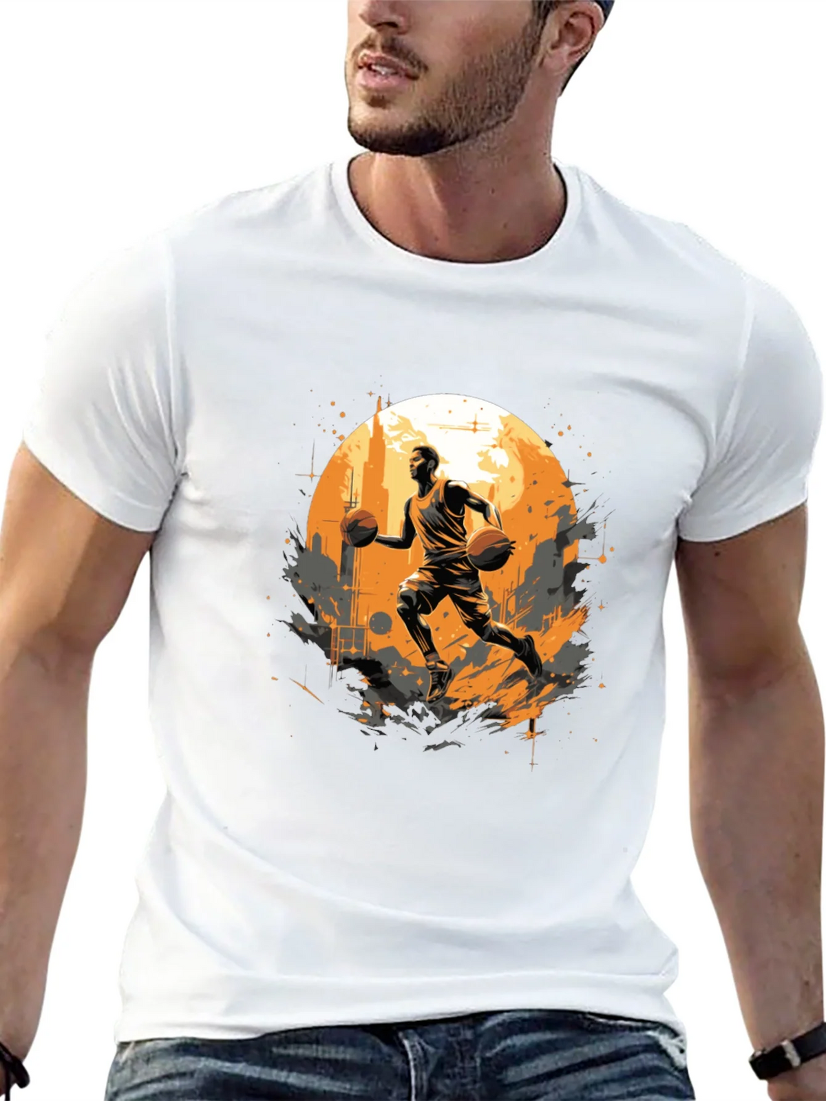 Basketball Player Graphic T-Shirt product image 12