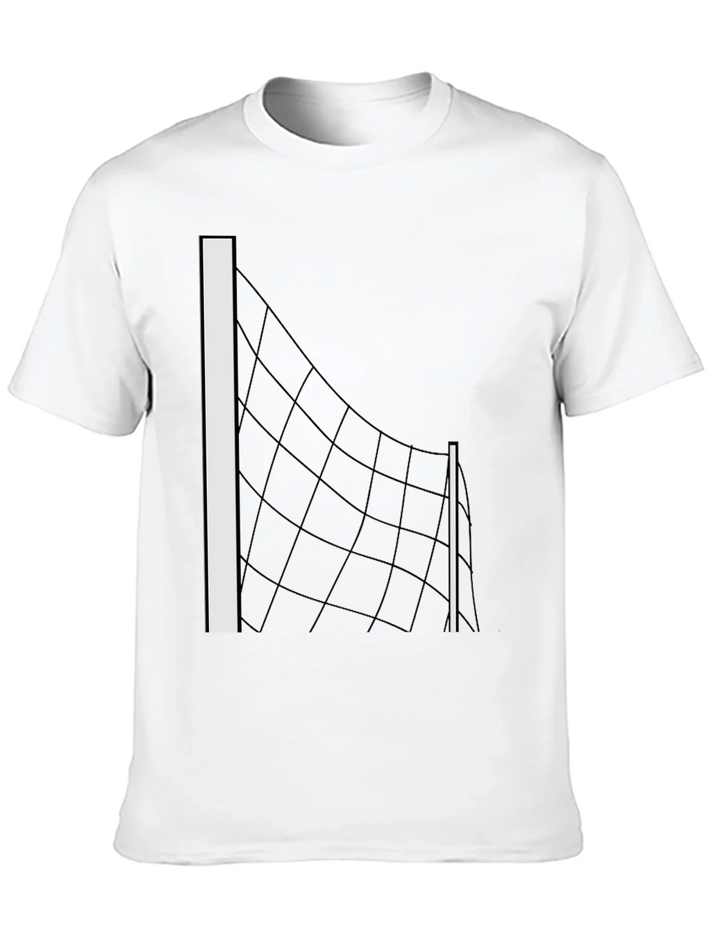 Volleyball Net Graphic Tee - Black T-Shirt product image 9