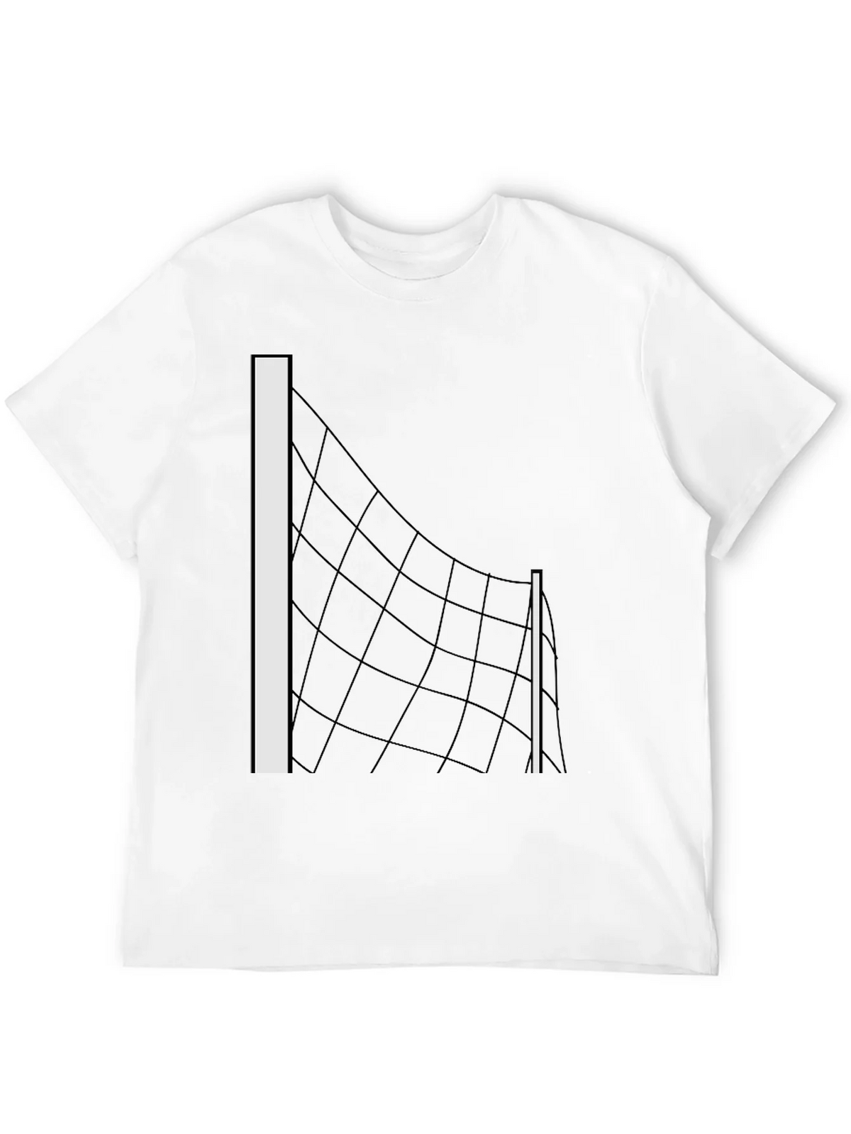 Volleyball Net Graphic Tee - Black T-Shirt product image 11
