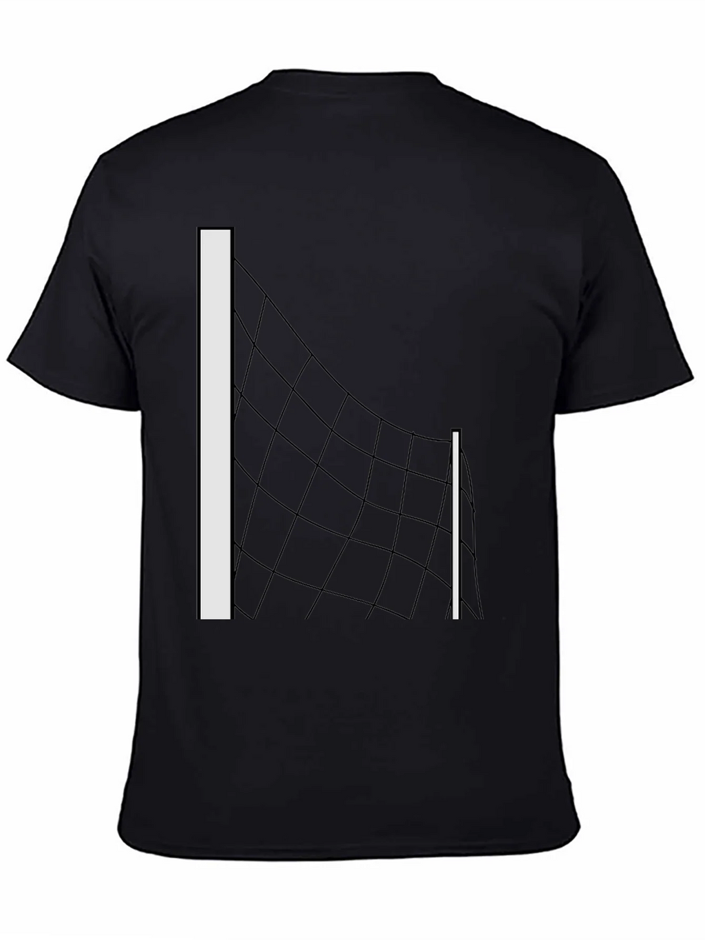 Volleyball Net Graphic Tee - Black T-Shirt product image 4
