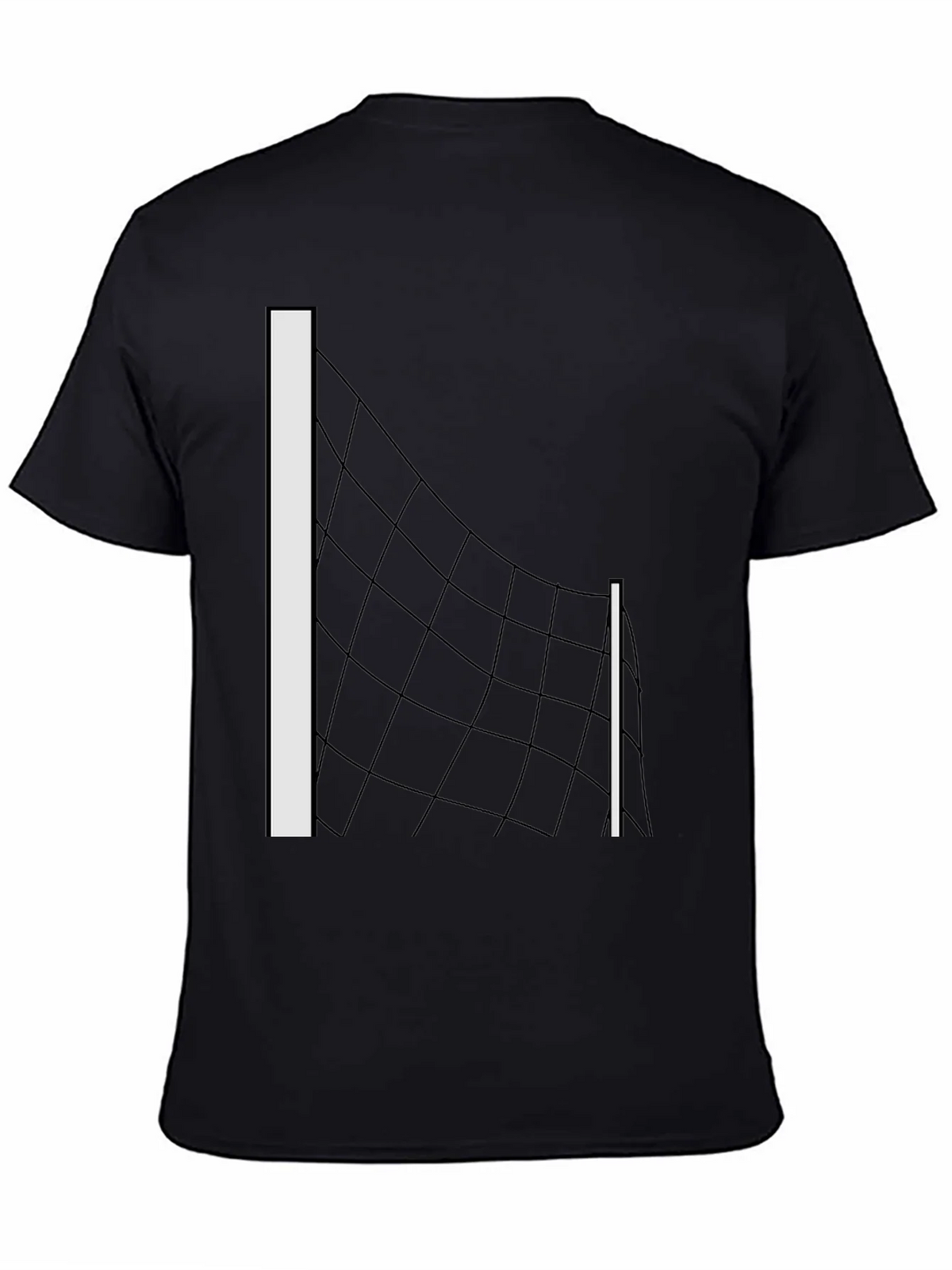 Volleyball Net Graphic Tee - Black T-Shirt product image 4