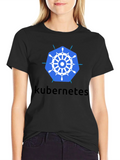 Kubernetes T-Shirt - Black Cotton Blend Tee product image 1