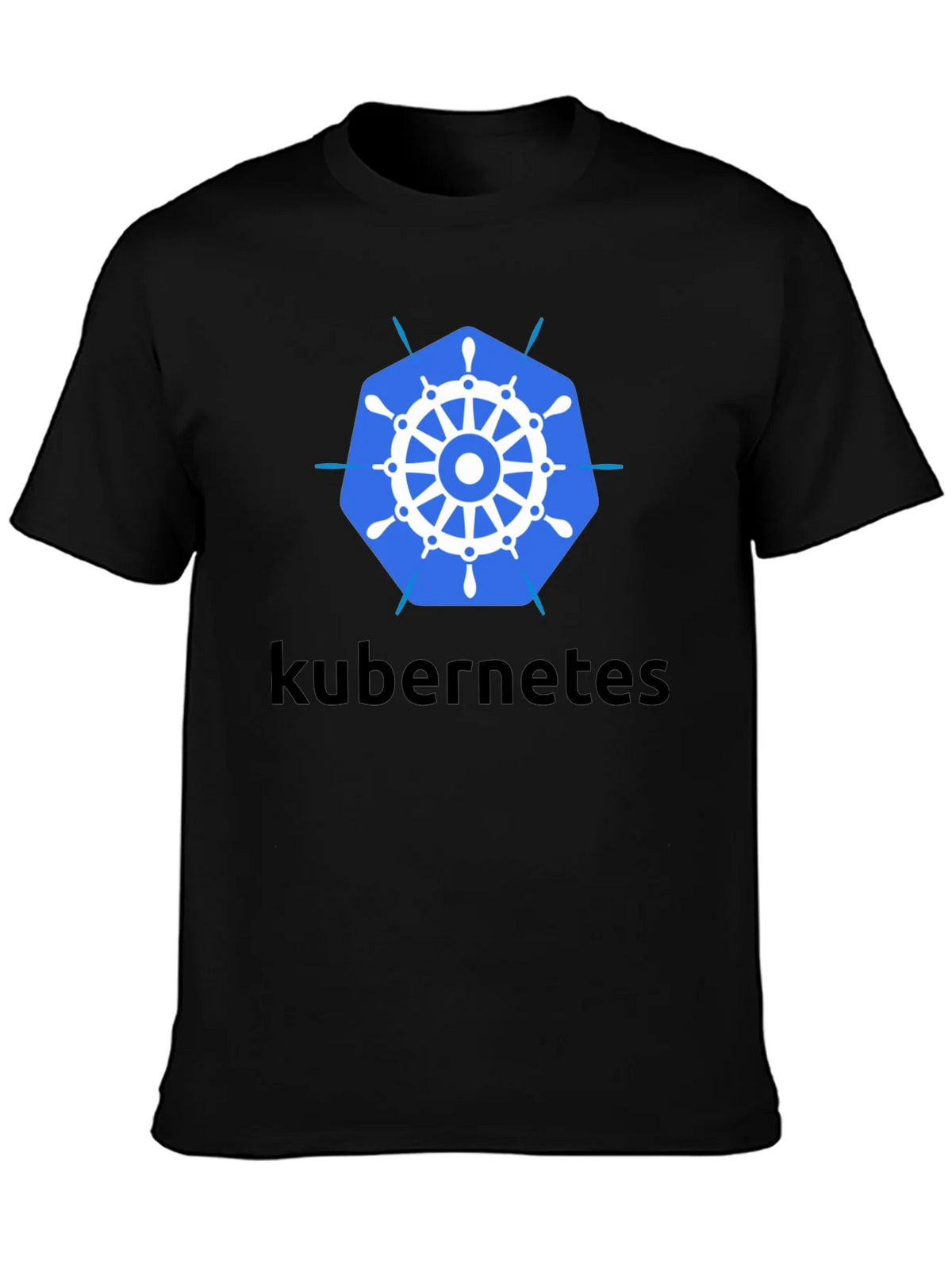 Kubernetes T-Shirt - Black Cotton Blend Tee product image 2