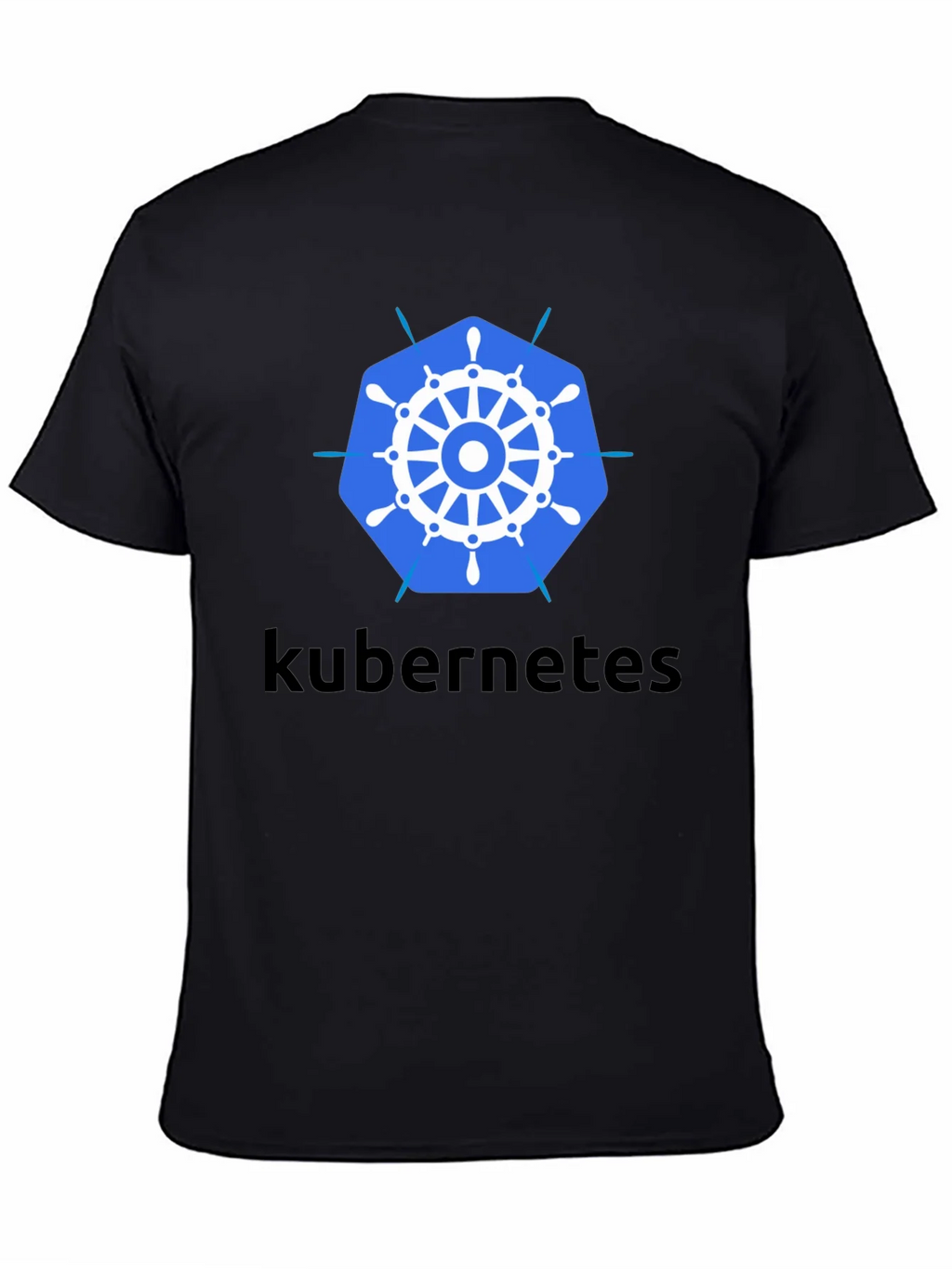 Kubernetes T-Shirt - Black Cotton Blend Tee product image 3